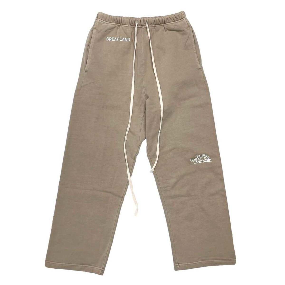 greatLAnd ORIGINAL FLARE SWEAT PANT REXY TAN | greatLAnd ORIGINAL FLARE SWEAT PANT REXY TAN |