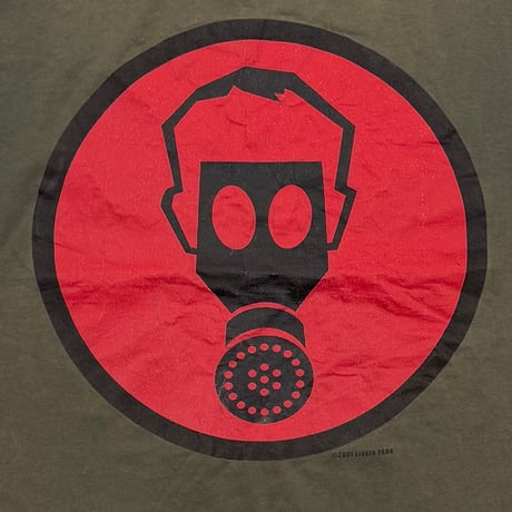 LINKIN PARK 2001 HYBRID THEORY FADED OLIVE LARGE 1312