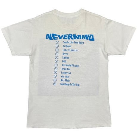 NIRVANA NEVERMIND WHITE WILD OATS MEDIUM 1674