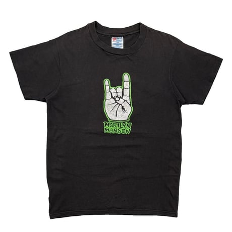 MARILYN MANSON WE HATE LOVE WE LOVE HATE RESIZE HANES XL FITS SMALL 0176