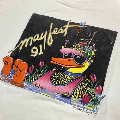 MAYFEST 1991 DUCK FRUIT OF THE LOOM XL 2708