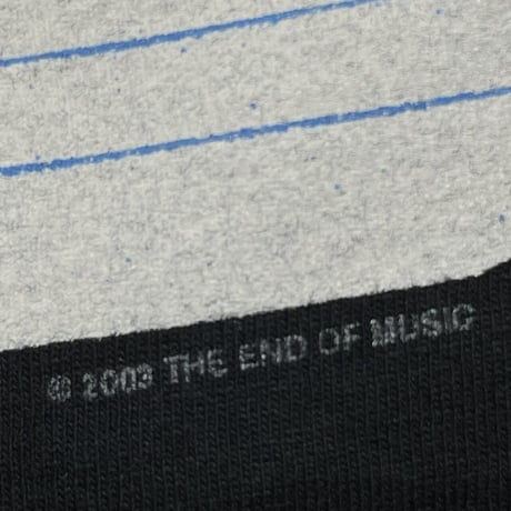 NIRVANA NOTE TEE FRUIT OF THE LOOM XL 8227