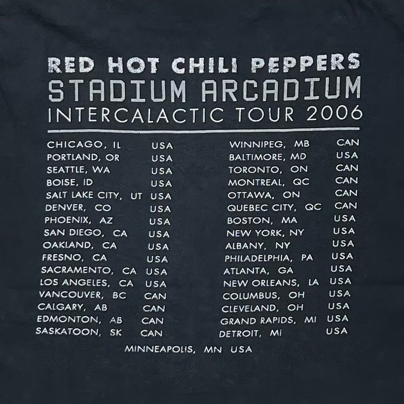 RED HOT CHILI PEPPERS STADIUM ARCADIUM INTERCA