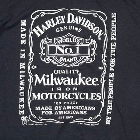 HARLEY DAVIDSON JACK DANIEL PARODY SCREEN STARS XL 3556