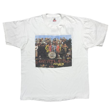 THE BEATLES SGT PEPPER'S LONELY HEARTS CLUB BAND WHITE FRUIT OF THE LOOM XL 6439