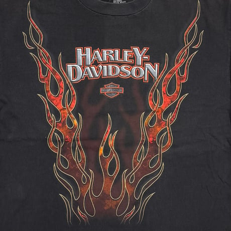 HARLEY DAVIDSON V FLAME GLENDALE CALIFORNIA LS LARGE 5002
