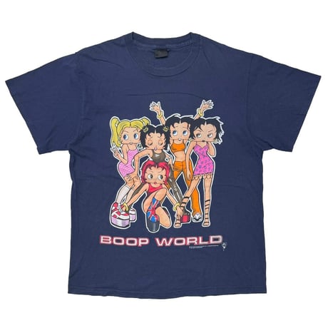 BETTY BOOP GIRL TOWER BOOP WORLD 1998 NAVY CHANGES XL 0573