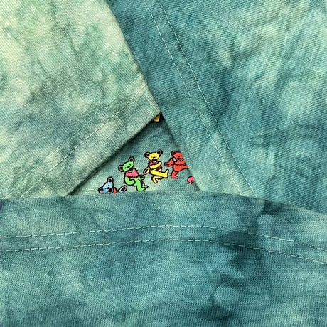 GRATEFUL DEAD 1992 TIE DYE LIQUID BLUE XL 1487