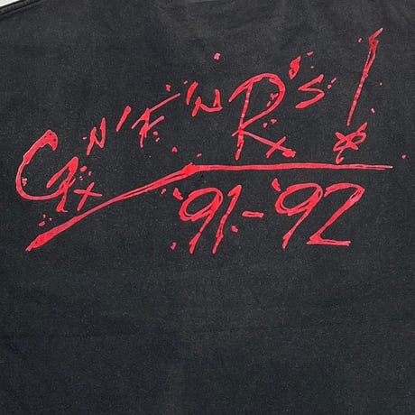 GUNS N' ROSES 91-92 SKULL GUN AMERICAN FLAG BROCKUM LARGE 1158