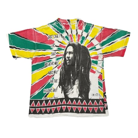 BOB MARLEY POSITIVE VIBRATION DOUBLE SIDE OVP TEE ALLSPORT XL 08251