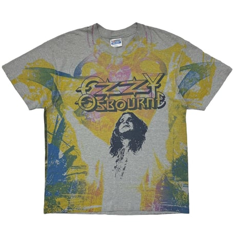 OZZY OSBOURNE OVP DOUBLE SIDE ASH GREY HANES XL 3200