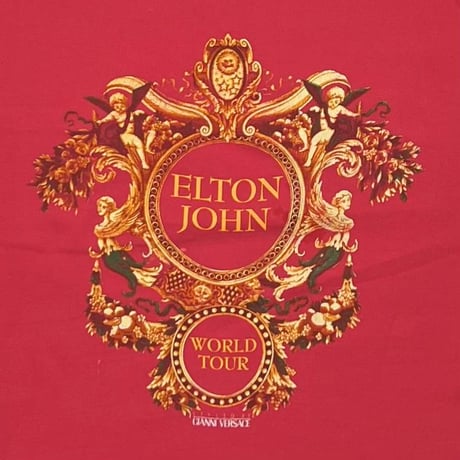 ELTON JOHN WORLD TOUR GIANNI VERSACE RED ANVIL XL 3317