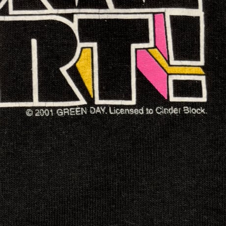 GREEN DAY 2001 INTERNATIONAL SUPER SHIRT! DELTA LARGE 8734