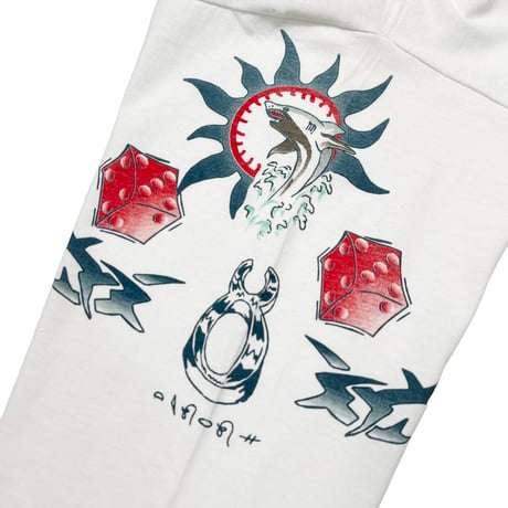 DENNIS RODMAN TATTOO LS WHITE XL 2122