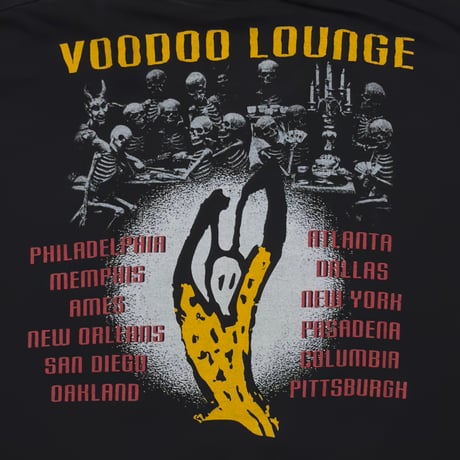 THE ROLLING STONES VOODOO LOUNGE TOUR 1994 SPIKE TONGUE BOOTLEG BLACK FITS XL 4793