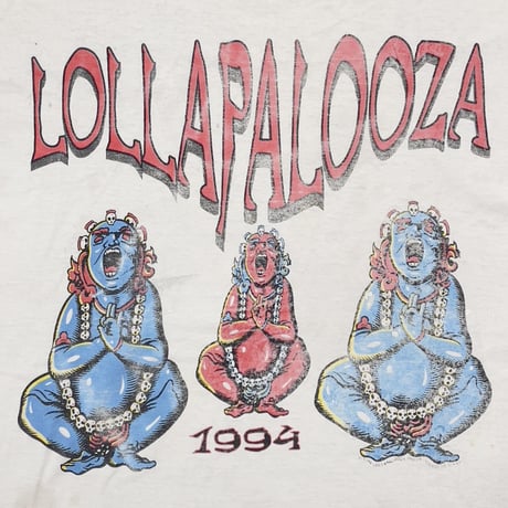 LOLLAPALOOZA 1994 NINE TEEN GIANT BY TEEJAYS XL 8375