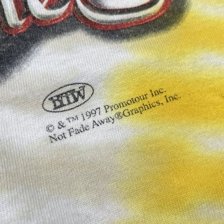 THE ROLLING STONES TIE DYE 1997 DRAGON EMBLEM TEE DELTA XL 3277