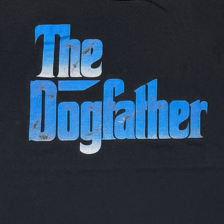 OLD&VINTAGE THE DOG FATHER BLUE TEXT DELTA LARGE 2821