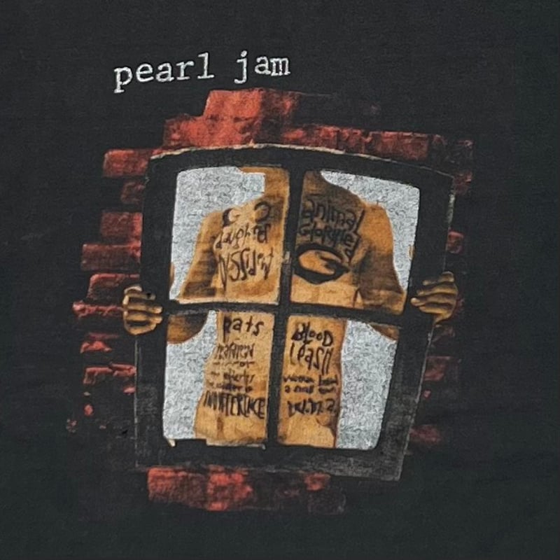 PEARL JAM WINDOW PAIN FRUIT OF THE LOOM XL 3764