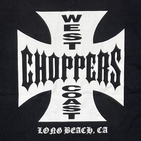WEST COAST CHOPPERS IRON CROSS LONG BEACH LA LS BLACK ALSTYLE XXL 9981