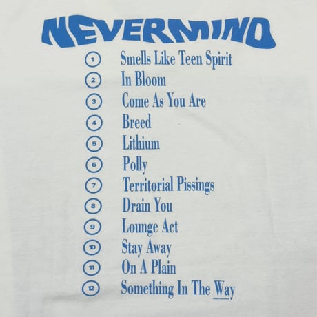 NIRVANA 2002 NEVERMIND EURO FITS XL 8615