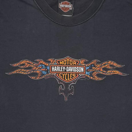 HARLEY DAVIDSON FLAME SLEEVES THE WOODLANDS LS LARGE 2239