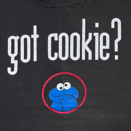 SESAME STREET COOKIE MONSTER got cookie ? CHANGES XL 4575