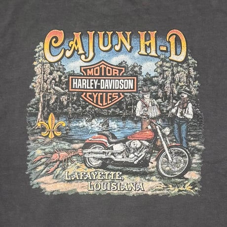 HARLEY DAVIDSON FLAMING EAGLE POCKET TEE XL 8331