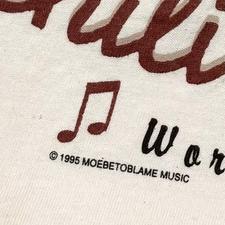 RED HOT CHILI PEPPERS ONE HOT MINUTE WORLD TOUR 1996 BATHROOM NATURAL GIANT BY TEE JAYS XL 7532
