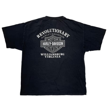 HARLEY DAVIDSON REVOLUTIONARY POCKET TEE BLACK XL 7600