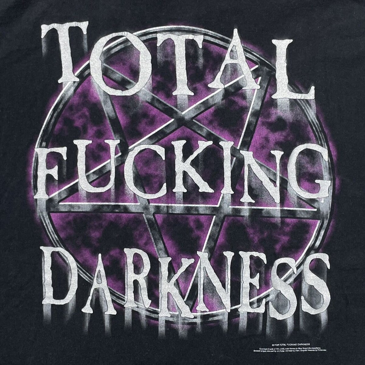 CRADLE OF FILTH TOTAL FUCKING DARKNESS LS SCREE