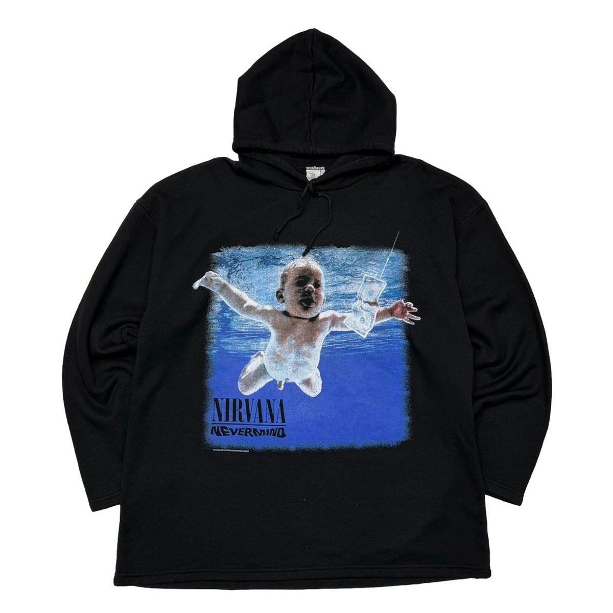 NIRVANA NEVERMIND BACK KURT COBAIN MONOCHROME