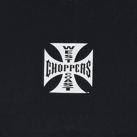 WEST COAST CHOPPERS IRON CROSS LONG BEACH CA SS BLACK LARGE 4631