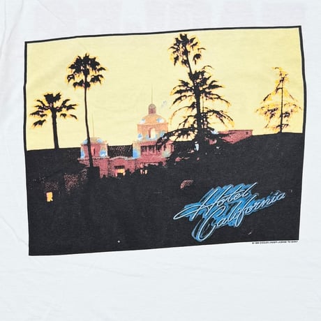 EAGLES 1994 HOTEL CALIFORNIA HELL FREEZES OVER WHITE FITS XL 8221