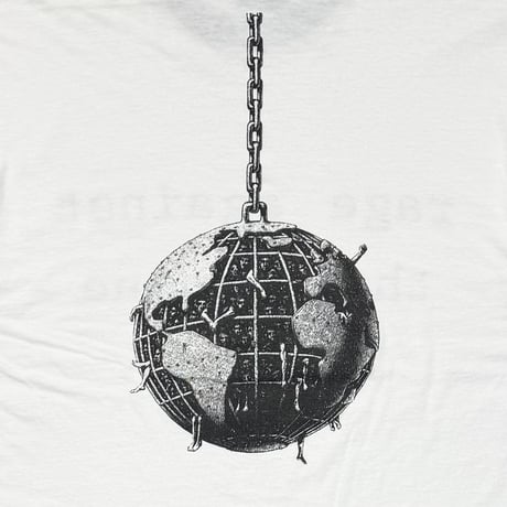 RAGE AGAINST THE MACHINE WRECKING BALL RINGER WHITE/BLACK GIANT XL 3490