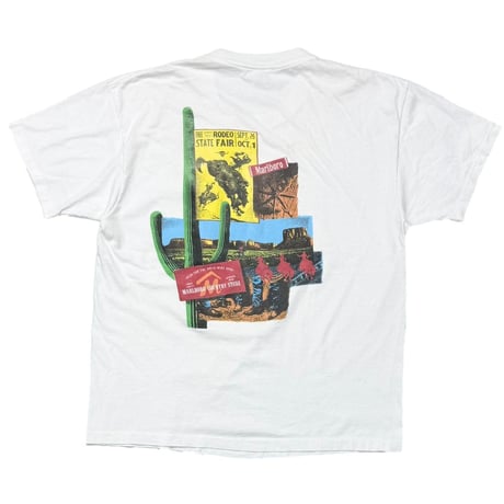 Marlboro CACTUS RODEO POCKET TEE WHITE ANVIL XL 1816