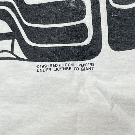 RED HOT CHILI PEPPERS DOUBLE SIDE Aztec TEE WHITE GIANT XL 8200