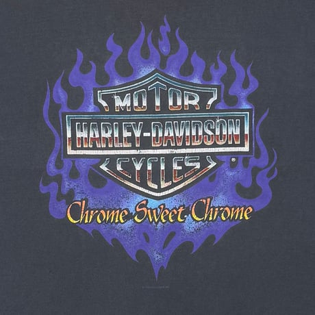 HARLEY DAVIDSON CHROME SWEET CHROME FLAMING LOGO VILLA RIDGE XL 5943