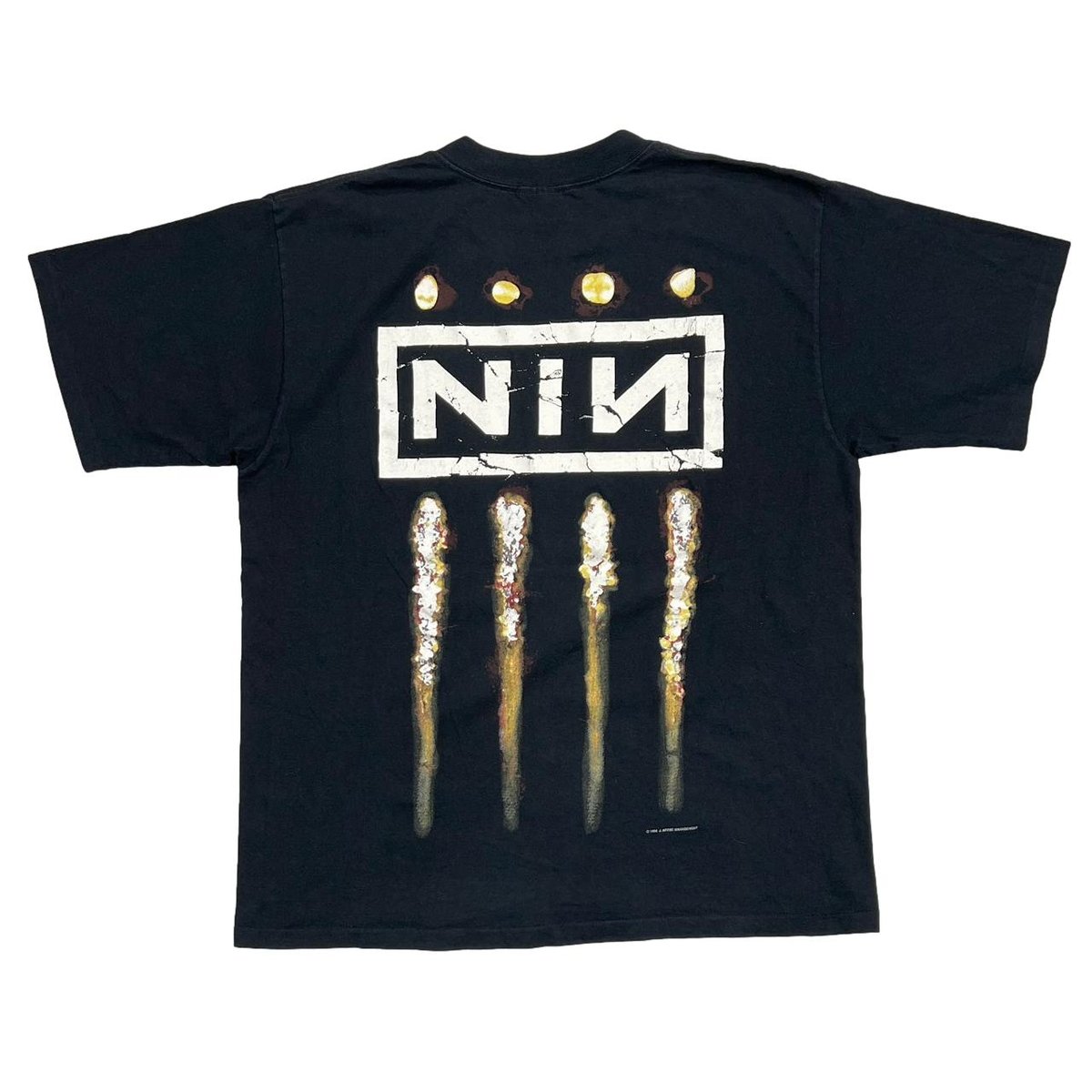 即完売　レア　新品未使用　NINE INCH NAILS オフィシャル 激レア 5N ナインインチネイルズ nine inch nails 1995年製