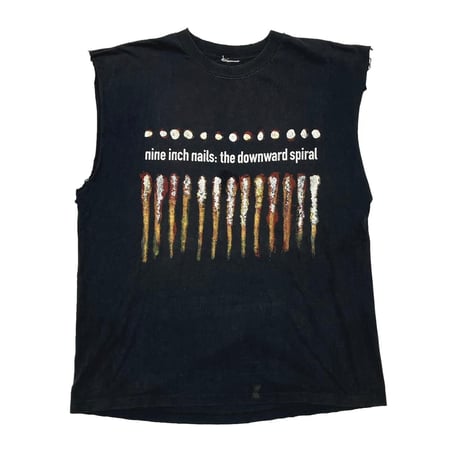NINE INCH NAILS THE DOWNWARD SPIRAL SLEEVELES FITS XL 6662
