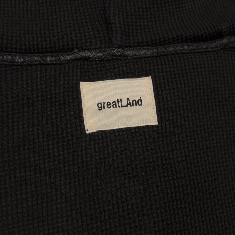 トップス greatLAnd ORIGINAL CLUNKERS HOODIE L greatLAnd ORIGINAL CLUNKERS ZIP HOODIE / DOUBLE