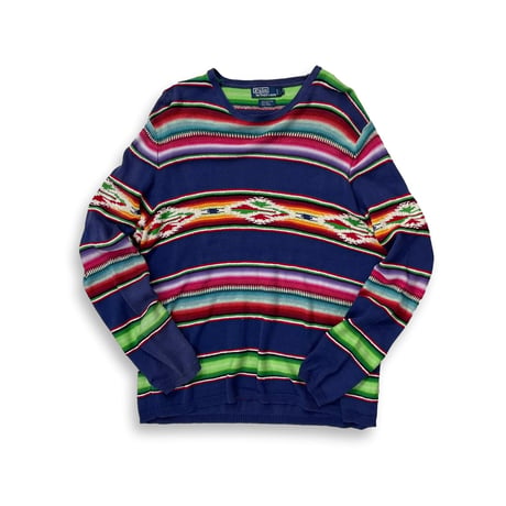 LAST OF STORE POLO RALPH LAUREN NATIVE CREWNECK SWEATER LARGE 1867