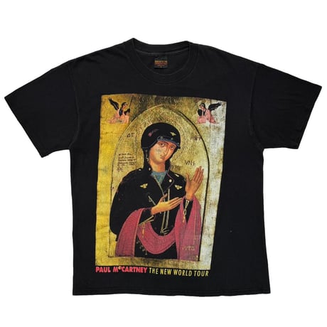 PAUL McCARTNEY BIKER LIKE ICON THE NEW WORLD TOUR BROCKUM XL 5666