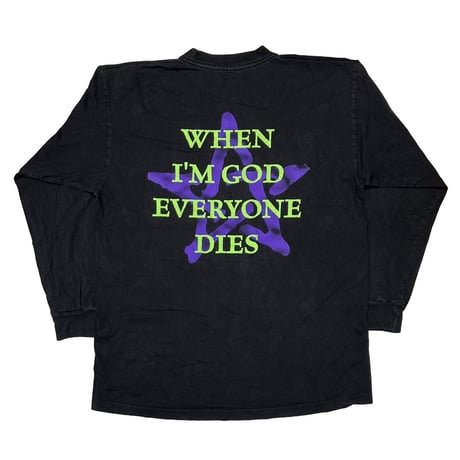 MARILYN MANSON 1996 NO FORGIVENESS WHEN I'M GOD EVERYONE DIES LS EURO XL 8178