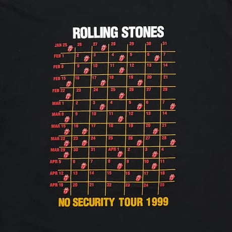 THE ROLLING STONES NO SECURITY TOUR 1999 ALL SPORT LARGE 8552