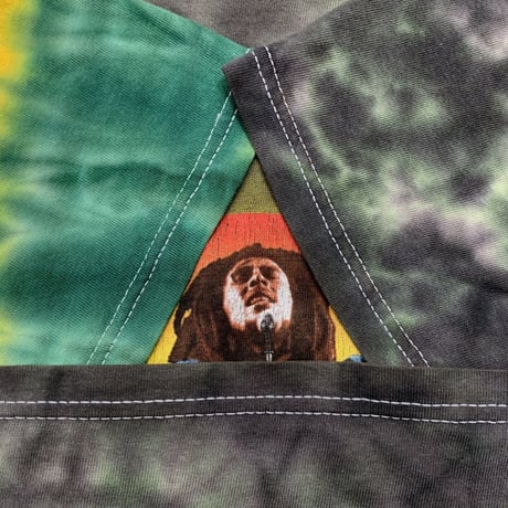 BOB MARLEY 1998 WHO FEELS IT TEE TIEDYE XL 4943