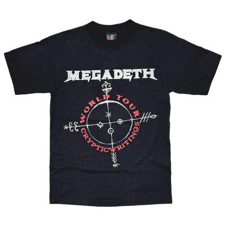 MEGADETH CRYPTIC WRITINGS WORLD TOUR giant MEDIUM 0461