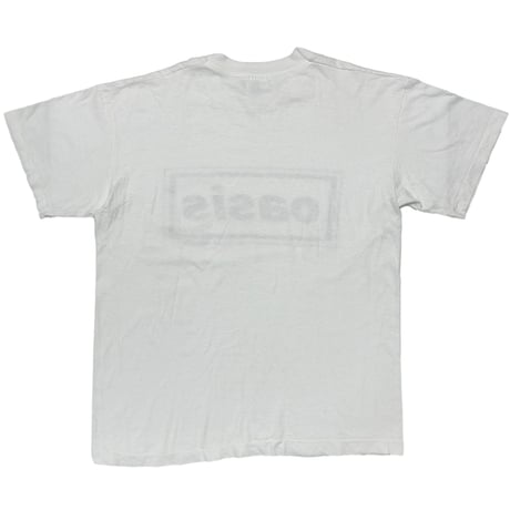 oasis MONOCHROME BOX LOGO WHITE SCREEN STARS LARGE 0764