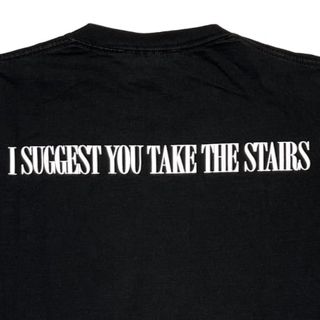 DISNEY VINTAGE MICKEY THE TWILIGHT ZONE TOWER OF TERROR DOUBLE SIDE BLACK LARGE 7199