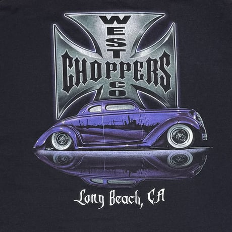 WEST COAST CHOPPERS CHROME LOGO PURPLE CAR LS XL 8295